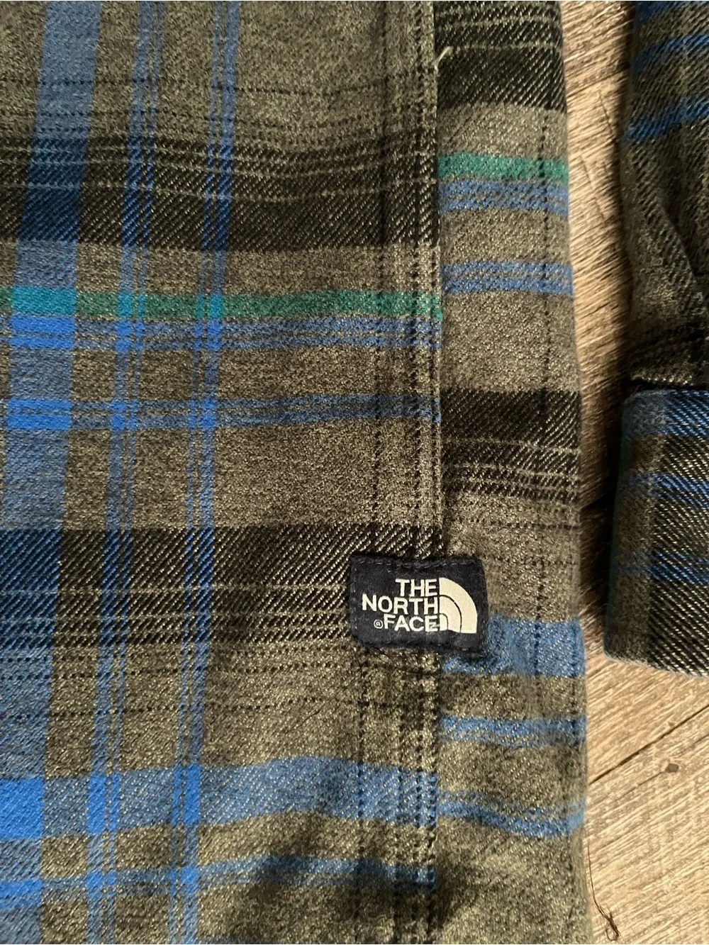 The North Face Men's Plaid Shirt Jacket in Blue and Black